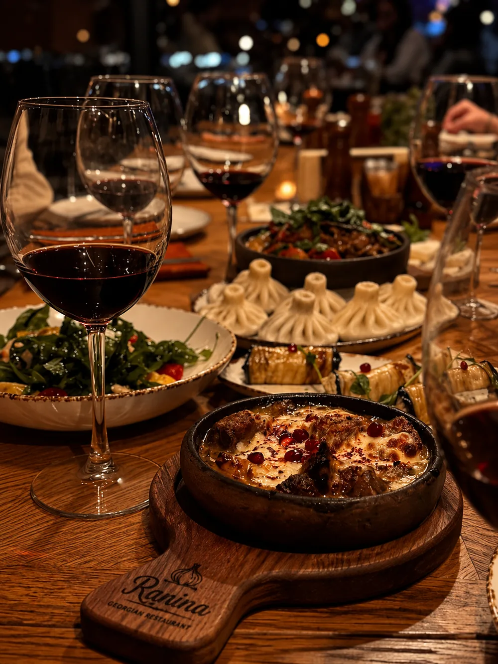 Georgian dinner and wine at Ranina Georgian Restaurant in Tbilisi